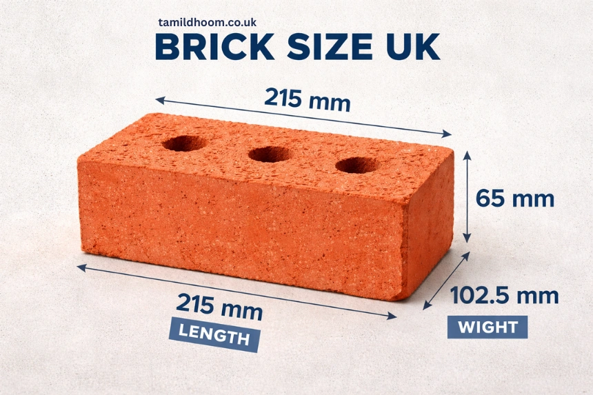 brick size uk