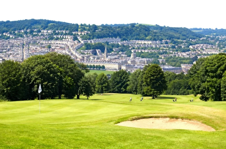 bath approach golf course bath